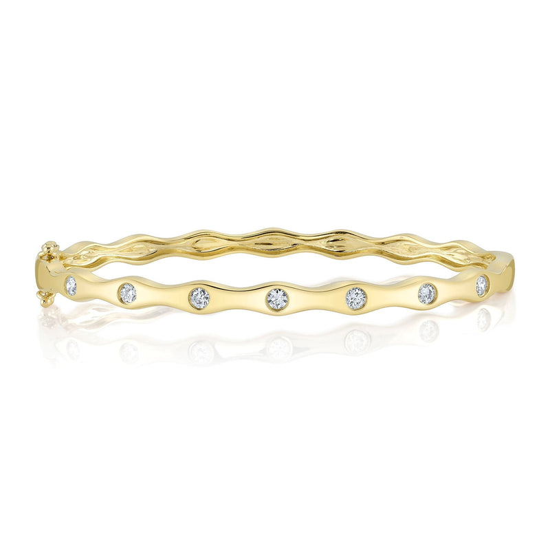 Kate 14K Yellow Gold 0.45 ct Diamond Bangle Bracelet