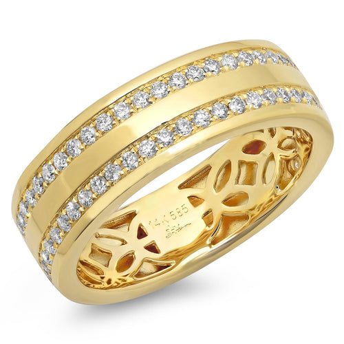Kate 14K Yellow Gold 0.86 ct Diamond Band Ring
