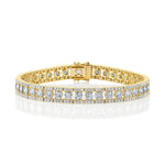 Stella 14K Yellow Gold 4.70 ct Diamond Pavé Tennis Bracelet