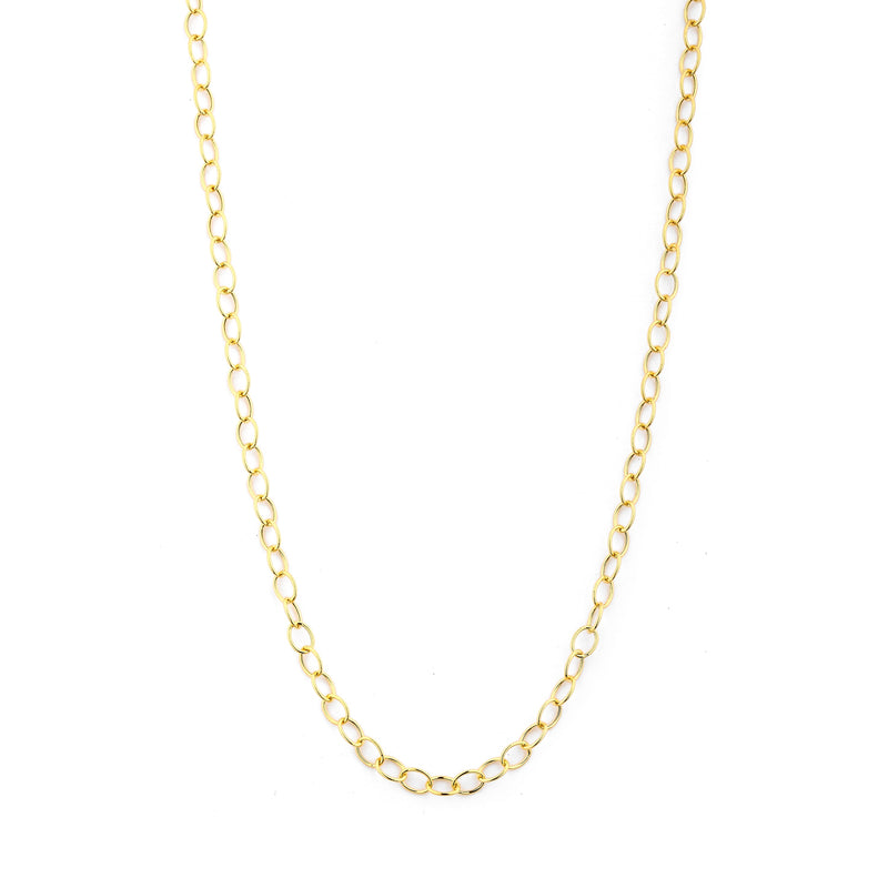Chain 18K Yellow Gold Medium Link Necklace