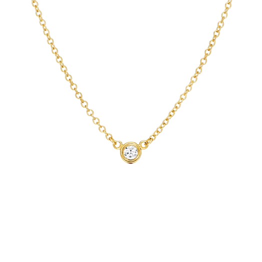 Tiffany & Co. Elsa Peretti Diamond Solitaire Pendant