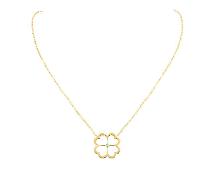 Gumuchian - Gumuchian 18 K Yellow Gold Large Kelly G Boutique Pendant | Manfredi Jewels