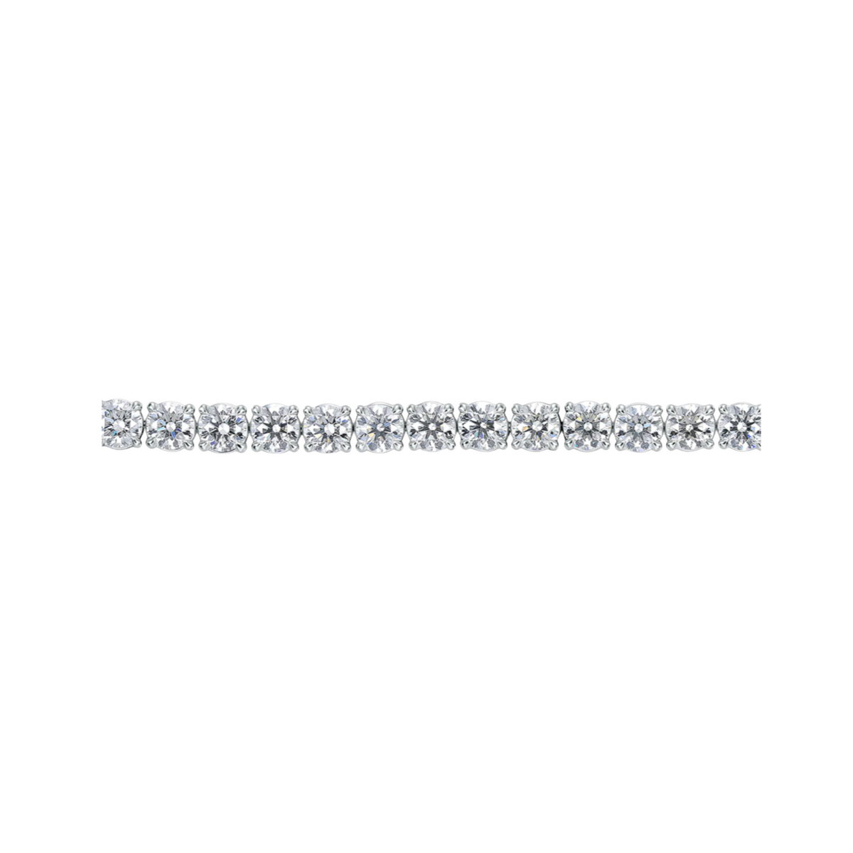 Diamond Tennis Bracelet in 18K White Gold