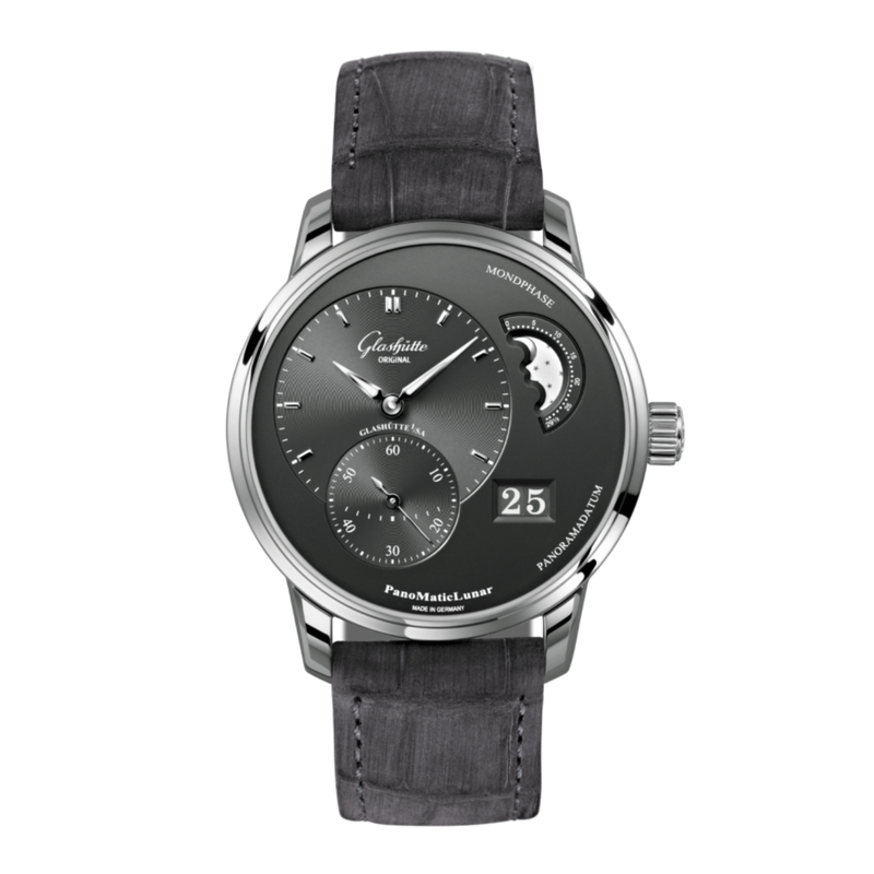 Glashütte Original Watches - PANOMATIC LUNAR GREY | Manfredi Jewels