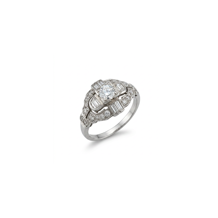 Estate Platinum Vintage Ring