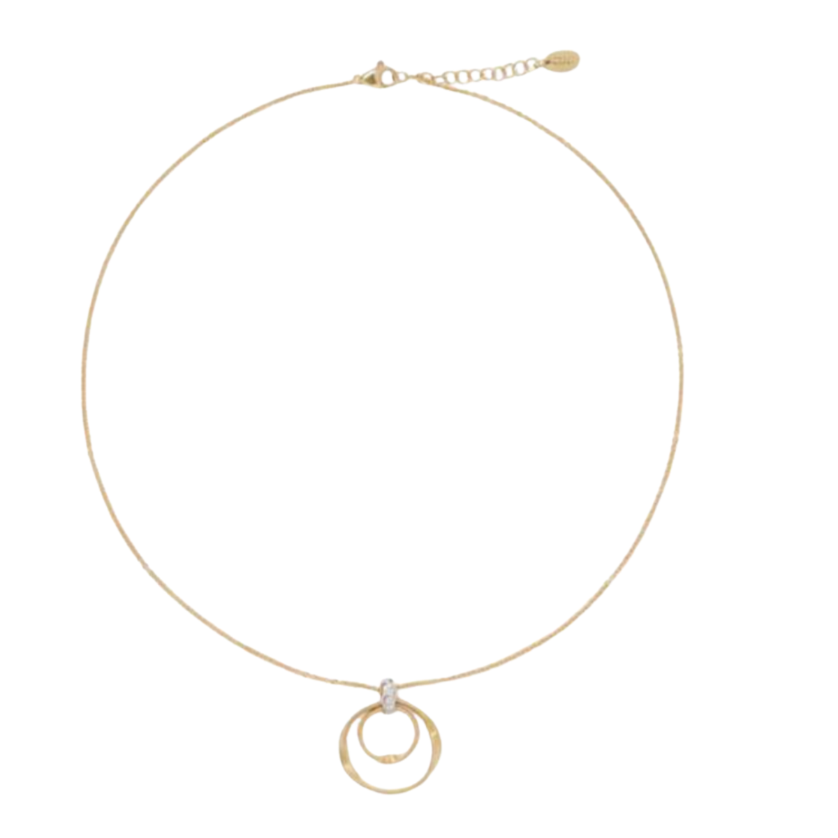 18K Yellow Gold & Diamond Marrakech Hand Twisted Pendant Necklace