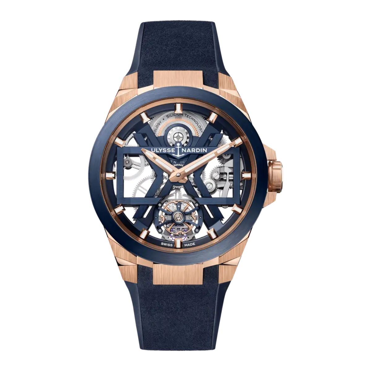 Ulysse Nardin New Watches - BLAST TOURBILLON 45MM BLUE PVD TITANIUM AND GOLD | Manfredi Jewels