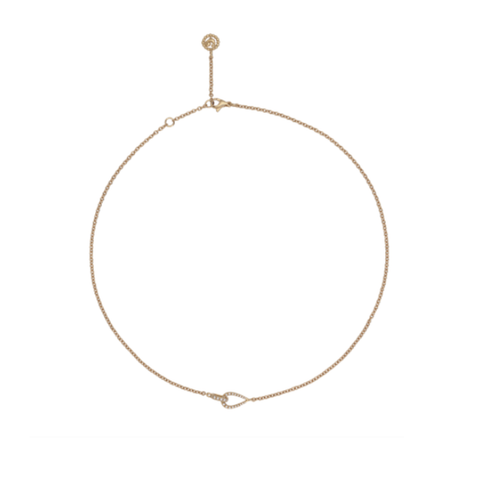 Accessori 18K Rose Gold and Diamond Chain