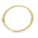 Miseno Baia Sommersa 18K Yellow Gold Diamonds Bangle Bracelet
