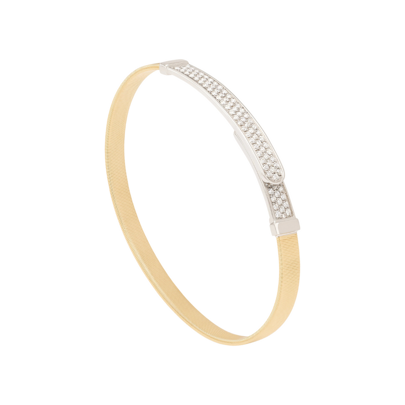 Masai Pave Diamond Bangle Bracelet