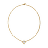Lucrezia 18K Yellow Gold Signature Blue Moonstone & Diamond Necklace