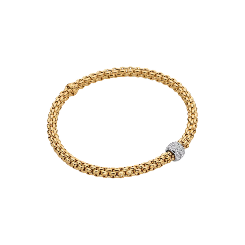 Eka 18K Yellow Gold & Diamond Flex'it Bracelet