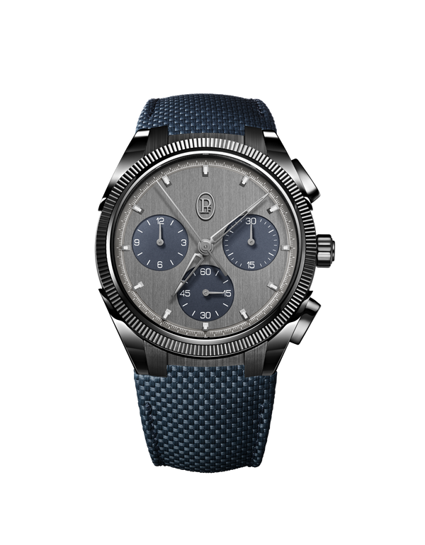 Parmigiani Fleurier Watches - TONDA PF SPORT CHRONOGRAPH NO DATE CERMET BLACKOR & BLUE COSC | Manfredi Jewels