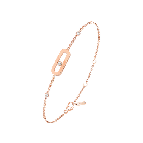 Move Uno 18K Rose Gold Diamond Bracelet