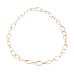 Gold 18K Rose Gold Links Chain Necklace