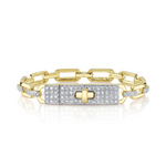 Kate 14K Yellow Gold 1.74 ct Diamond Link Lock Bracelet