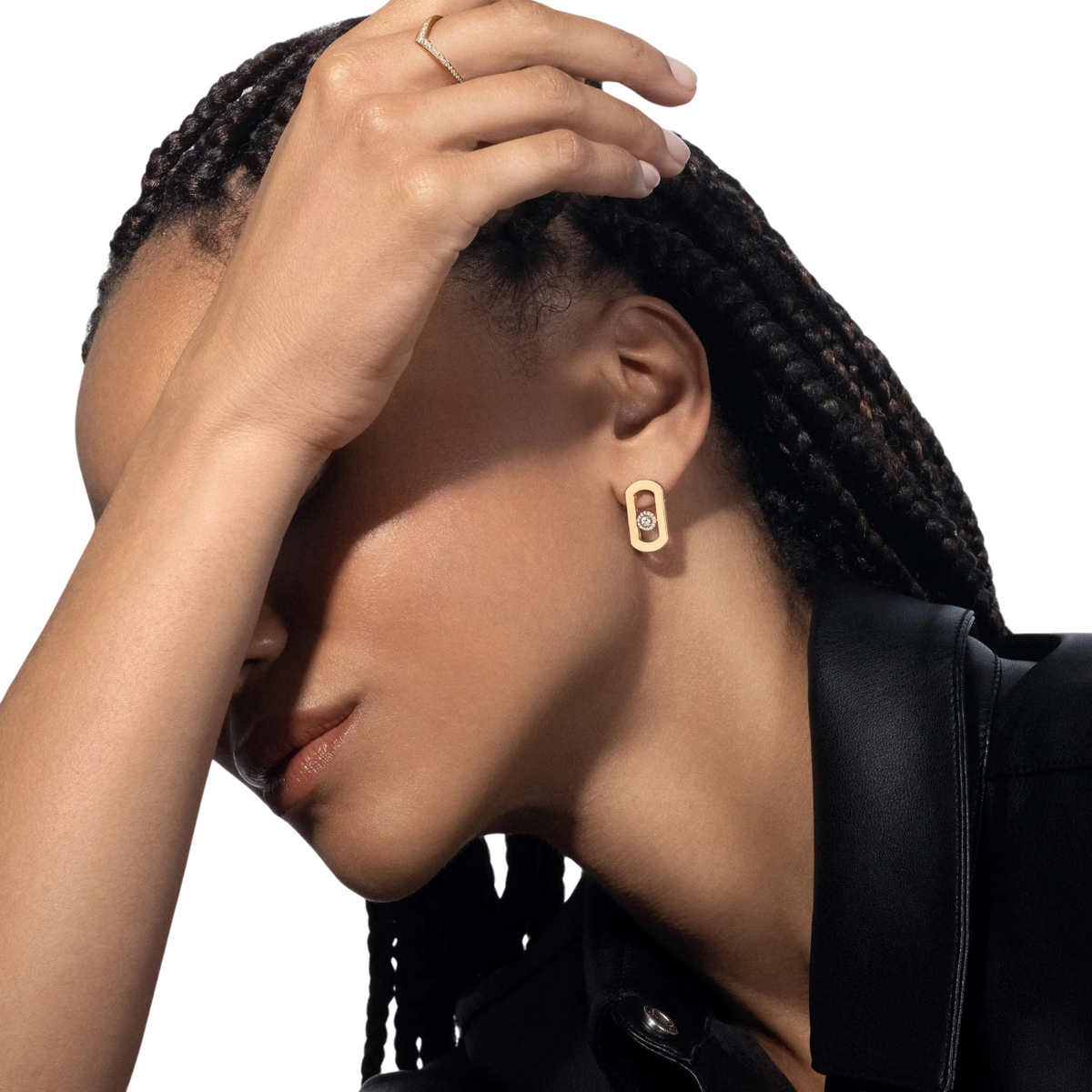 Messika Jewelry - So Move 18K Yellow Gold Diamond Earrings | Manfredi Jewels