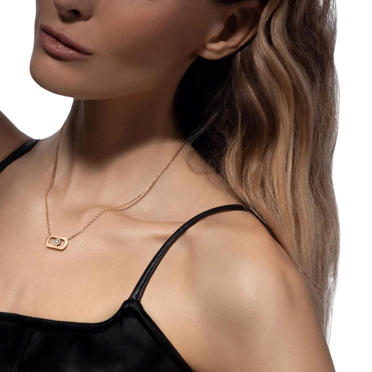 Messika Jewelry - So Move 18K Yellow Gold Diamond Necklace | Manfredi Jewels