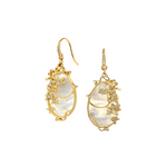 Jardin 18K Yellow Gold Vineyard Mother of Pearl & Diamond Earrings