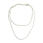 Platinum White Briolletes Diamond Necklace