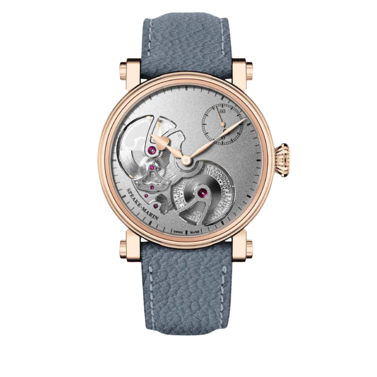 Speake Marin Watches - OPENWORKED - SANDBLASTED RED GOLD | Manfredi Jewels