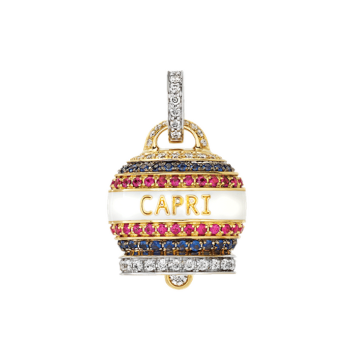 Chantecler Capri Jewelry - Campanelle 18K Yellow Gold Big Campanella Capriness Charm | Manfredi Jewels