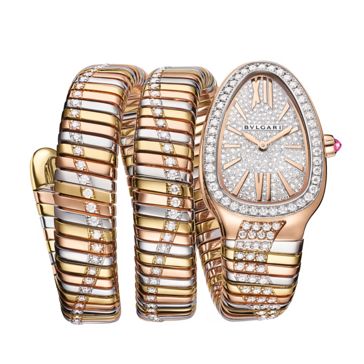 BVLGARI　SERPENTI COLLECTION Bvlgari Serpenti 102968 SP27C6SPGDL Gold Leather Women's