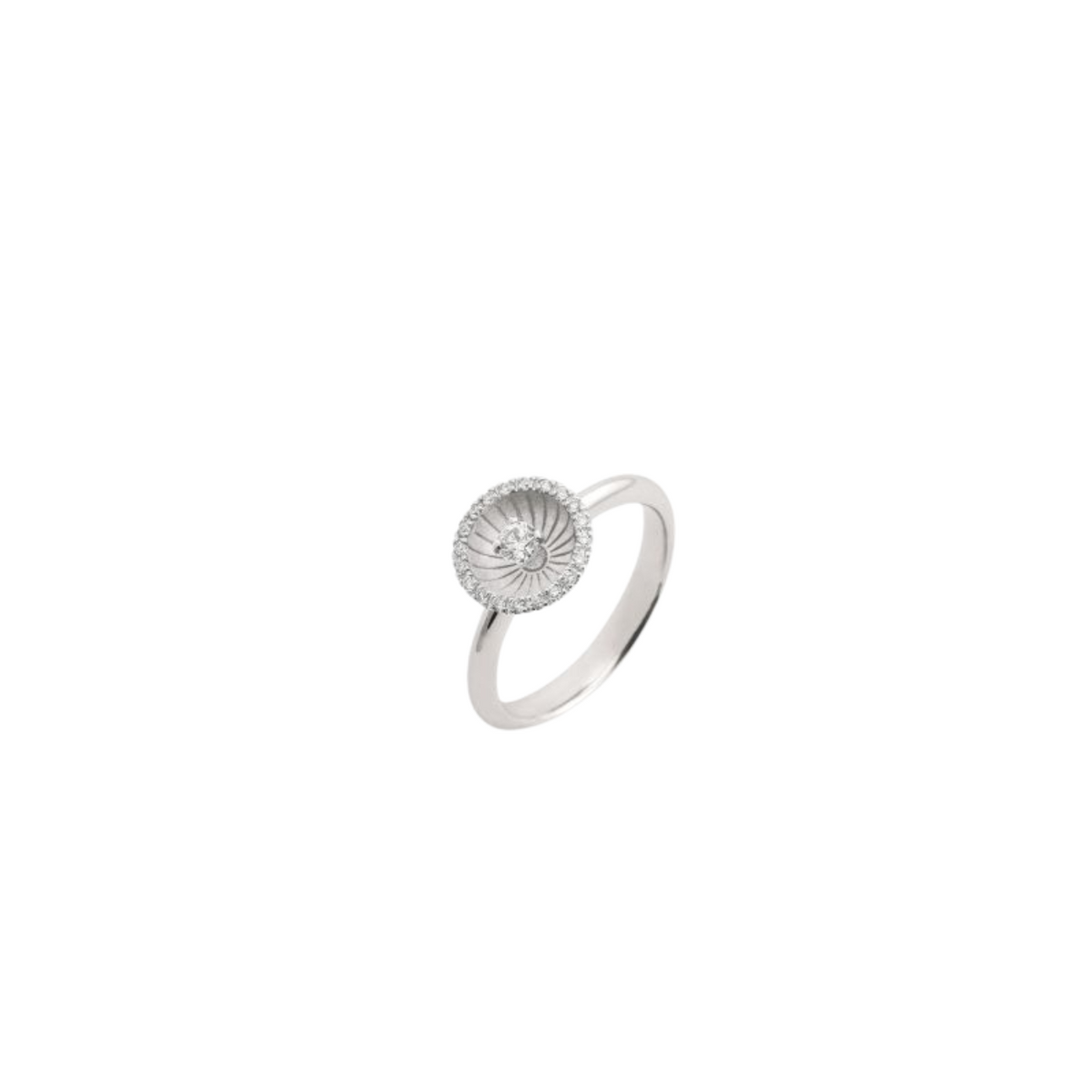 Cammilli Firenze Jewelry - Mystar 18K White Ice Gold Diamond Ring | Manfredi Jewels