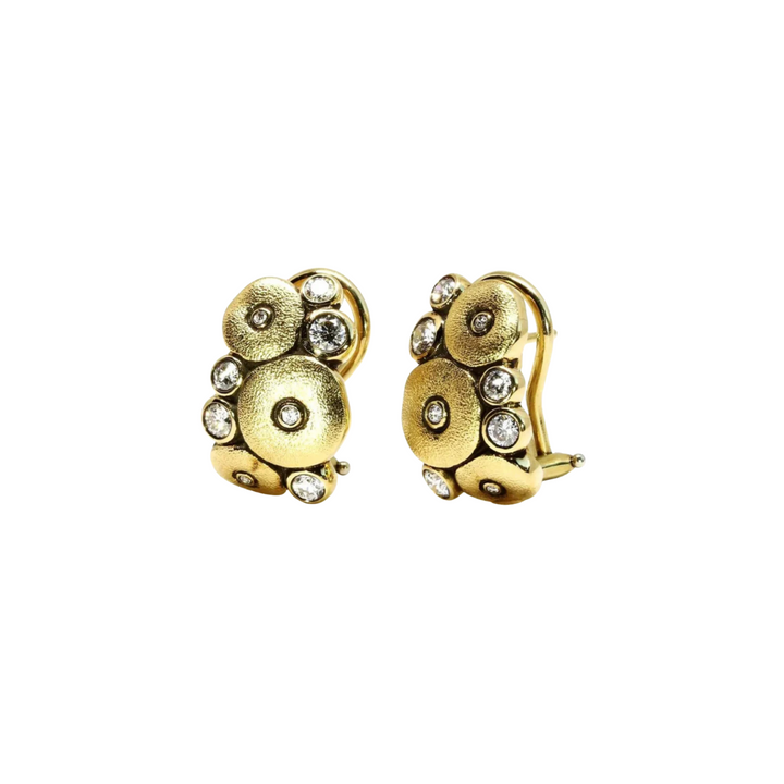 Alex Sepkus Jewelry - Orchard 18K Yellow Gold Diamond Earrings | Manfredi Jewels