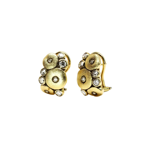 Orchard 18K Yellow Gold Diamond Earrings