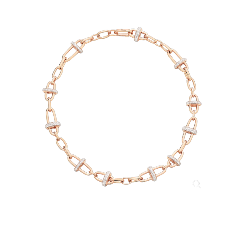 Pomellato Jewelry - Iconica 18K Rose Gold & Diamond Necklace | Manfredi Jewels