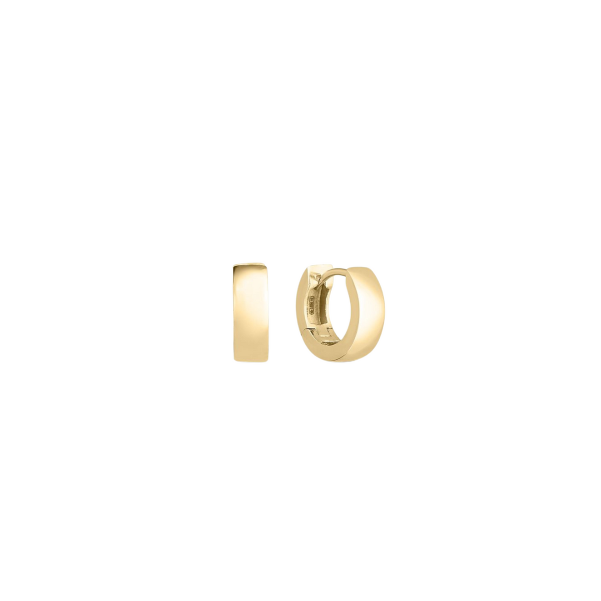 Manfredi Jewels - 18K Yellow Gold Mini Hoop Earrings | Manfredi Jewels