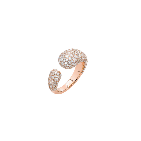 18K Rose Gold & Diamond Hiroko Ring