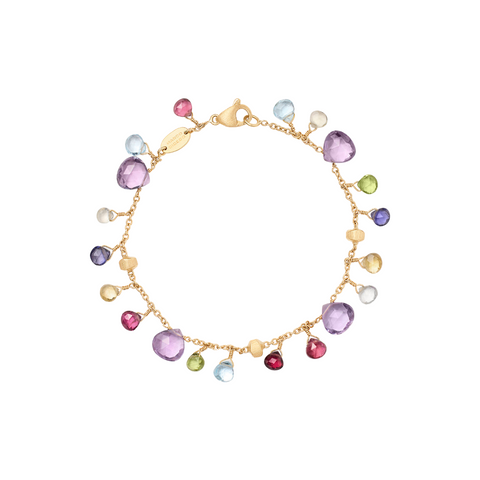 Paradise 18K Yellow Gold Amethyst & Mixed Gemstone Bracelet