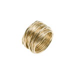 Tibet 18K Yellow Gold Woven Ring