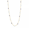 Paradise 18K Yellow Gold Iolite & Blue Topaz Long Necklace