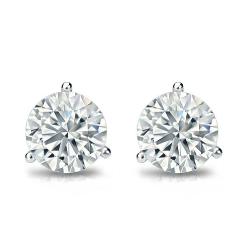 3.19ct Diamond Stud Earrings