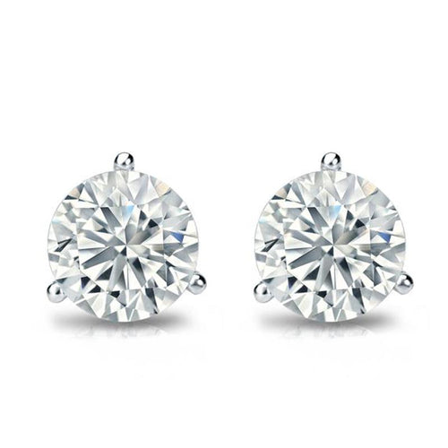 A.A. Rachminov Jewelry - 4.05ct Diamond Stud Earrings | Manfredi Jewels