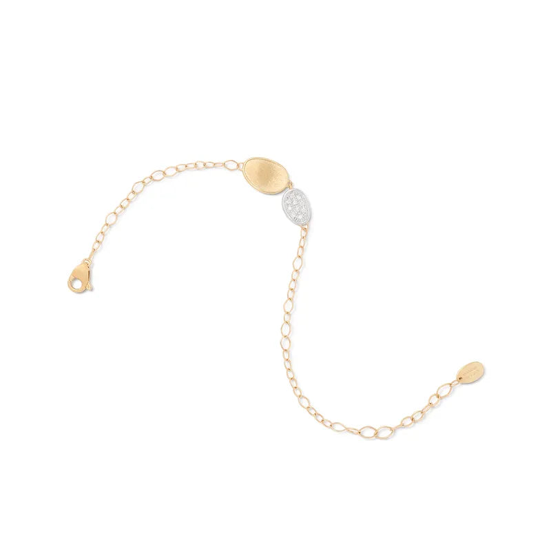 Marco Bicego - 18K Yellow and White Gold Diamond Bracelet | Manfredi Jewels
