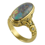 Alex Sepkus Jewelry - Lake Garda 18K Yellow Gold Opal Diamond Ring | Manfredi Jewels