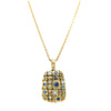 Alex Sepkus Jewelry - Old Pathways 18K Yellow Gold Sapphire Diamond Pendant Necklace | Manfredi Jewels