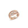 Anna Maria Cammilli Jewelry - Dune 18K Pink Champagne Gold Diamond Ring | Manfredi Jewels