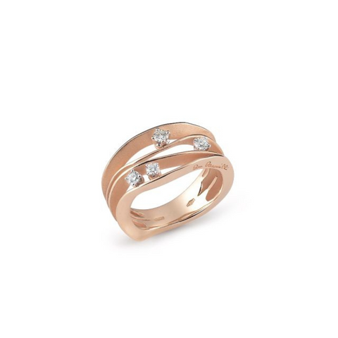 Dune 18K Pink Champagne Gold Diamond Ring