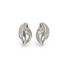 Anna Maria Cammilli Jewelry - Dune 18K White Ice Gold Diamond Precius Earrings | Manfredi Jewels