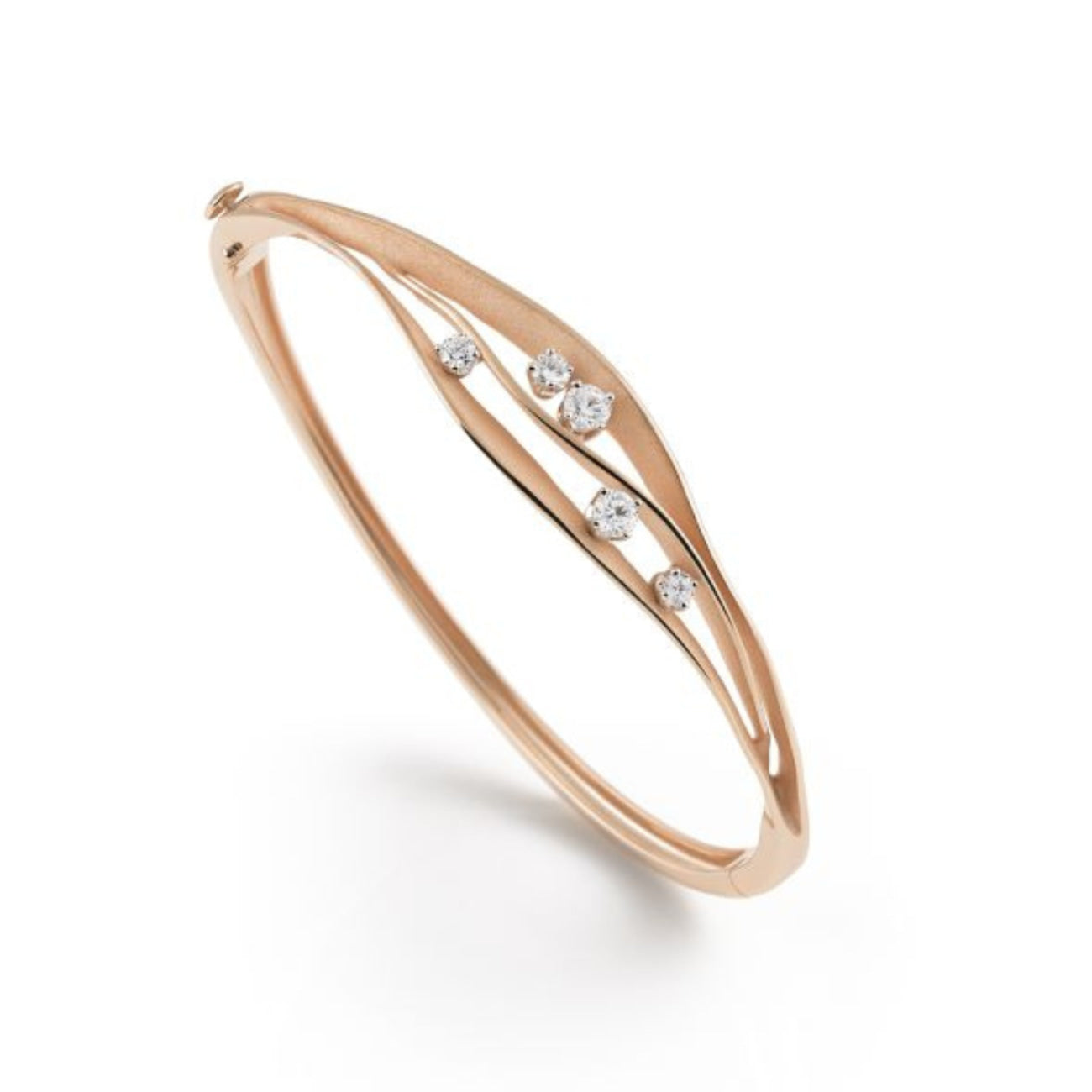 Anna Maria Cammilli Dune Precious 18k Pink Champagne Gold Diamond