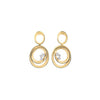 Anna Maria Cammilli Jewelry - Dune Solar 18K Yellow Sunrise Gold Diamond Earrings | Manfredi Jewels