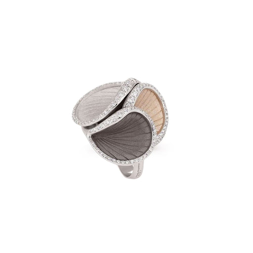 Anna Maria Cammilli Jewelry - Firenze Icon 18K Yellow Sunrise Gold Diamond Ring | Manfredi Jewels