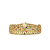 Anthony Lent Jewelry - Celestial 18K Yellow Gold Multicolor Sapphire Tapestry Bracelet | Manfredi Jewels