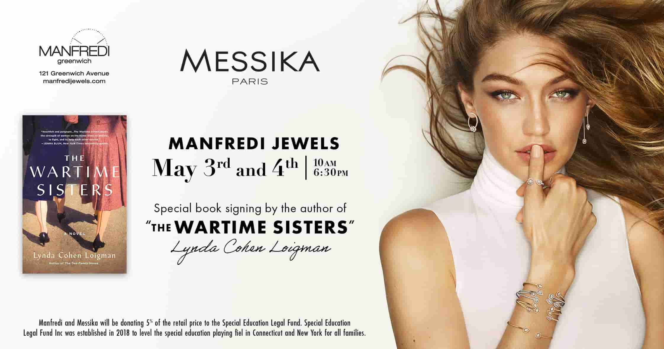 Messika Trunk Show and special book signing by Lynda Cohen Loigman....