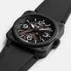 Bell & Ross Watches - BR-03 SKELETON BLACK CERAMIC | Manfredi Jewels